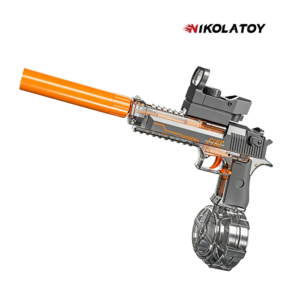 High Performance Black Electric Desert Eagle Water Gun – NIKOLATOY