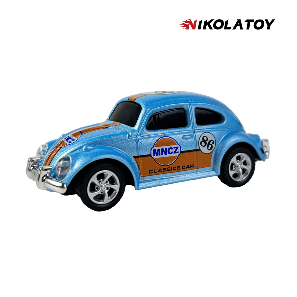 NIKOLATOY®1:64 Volkswagen Beetle Desktop Remote Control Car