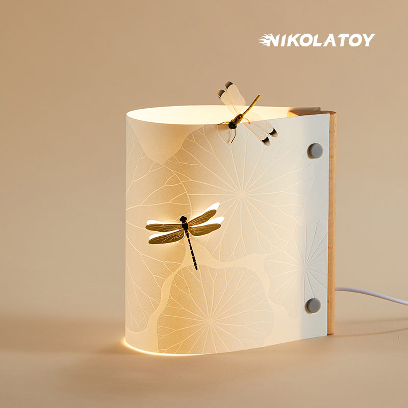 Dragonfly Glow Paper Lamp