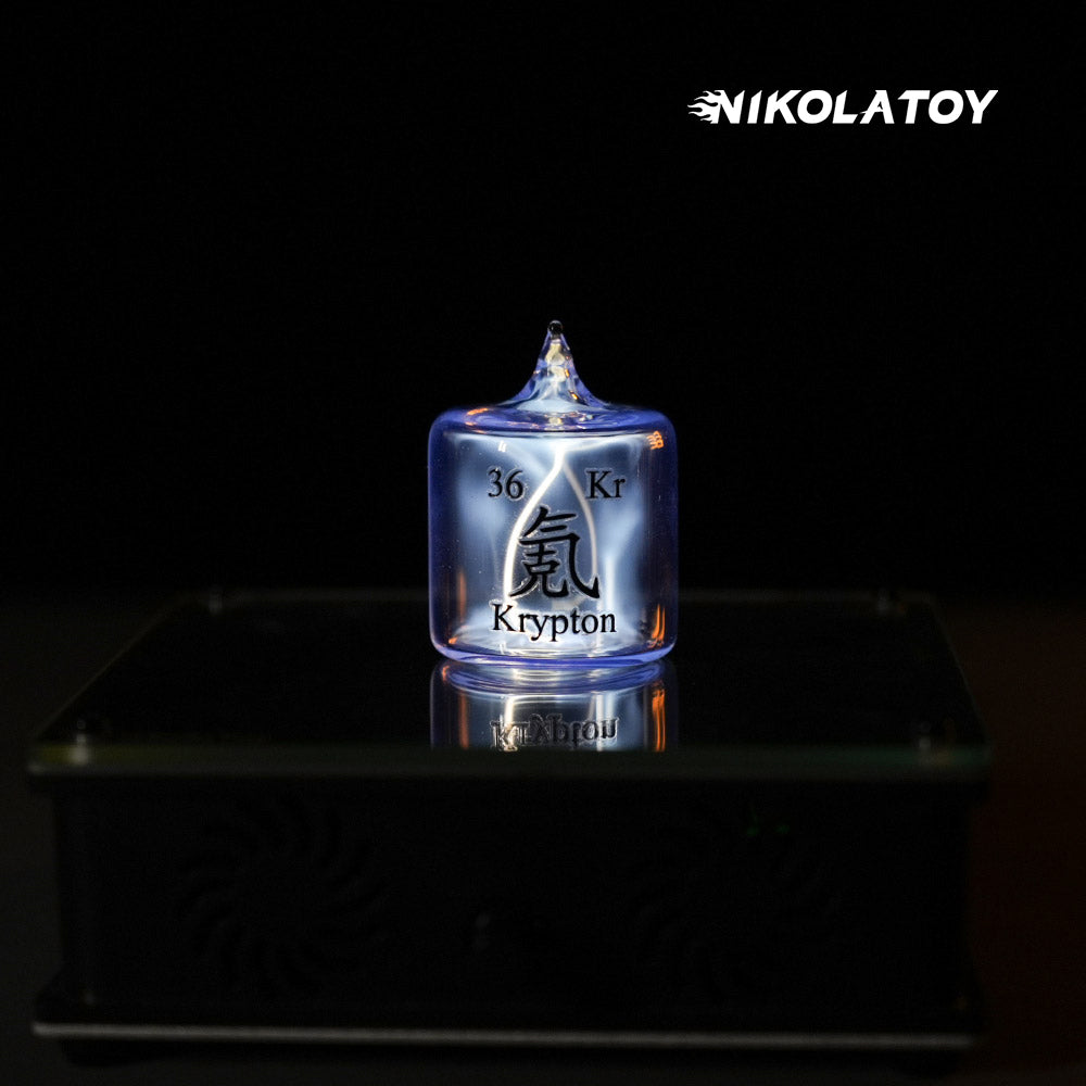 Noble Gas Cylinder Glow Tube Set