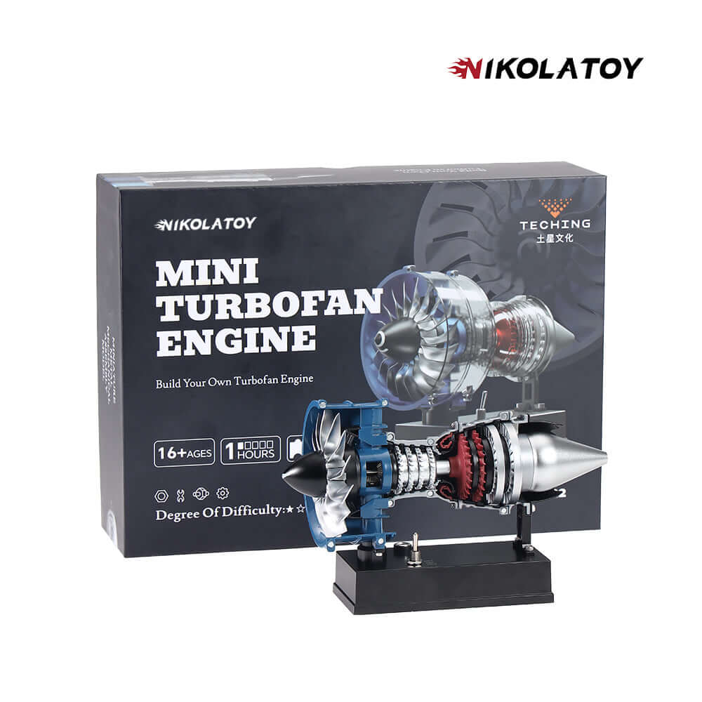 TECHING Small Size Turbofan Engine Model - DIY KIT(7In)