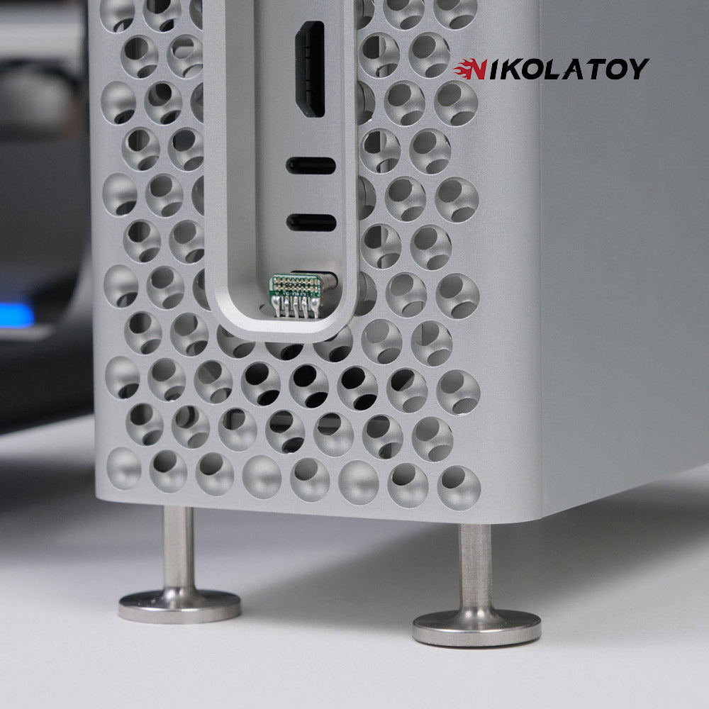 NIKOLATOY® Modular alloy magnetic suction Macmini protective shell