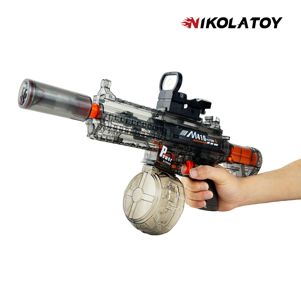 NIKOLATOY® detachable buttstock M416 Water Gun