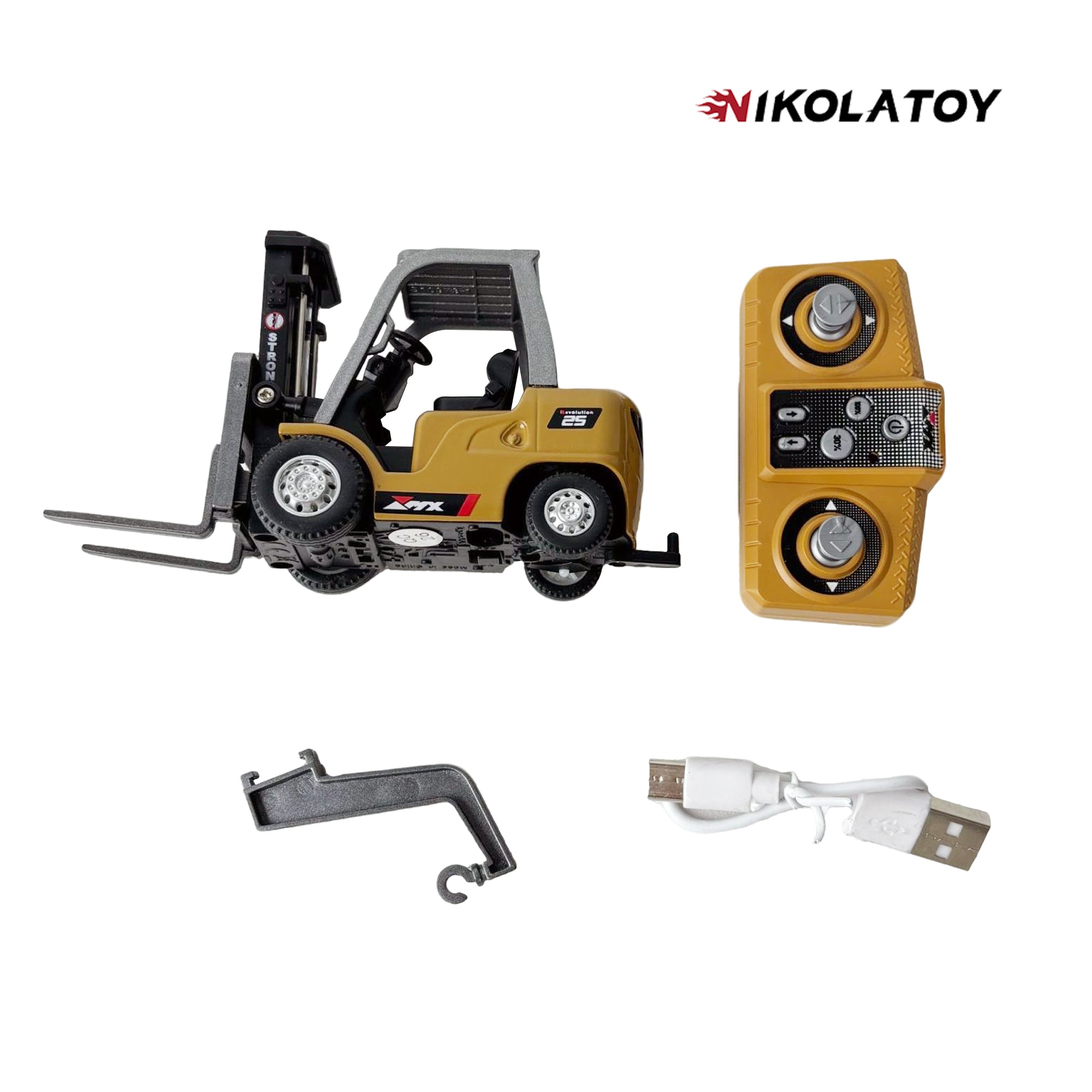NIKOLATOY® 1:64 Desktop Remote Control forklift Car