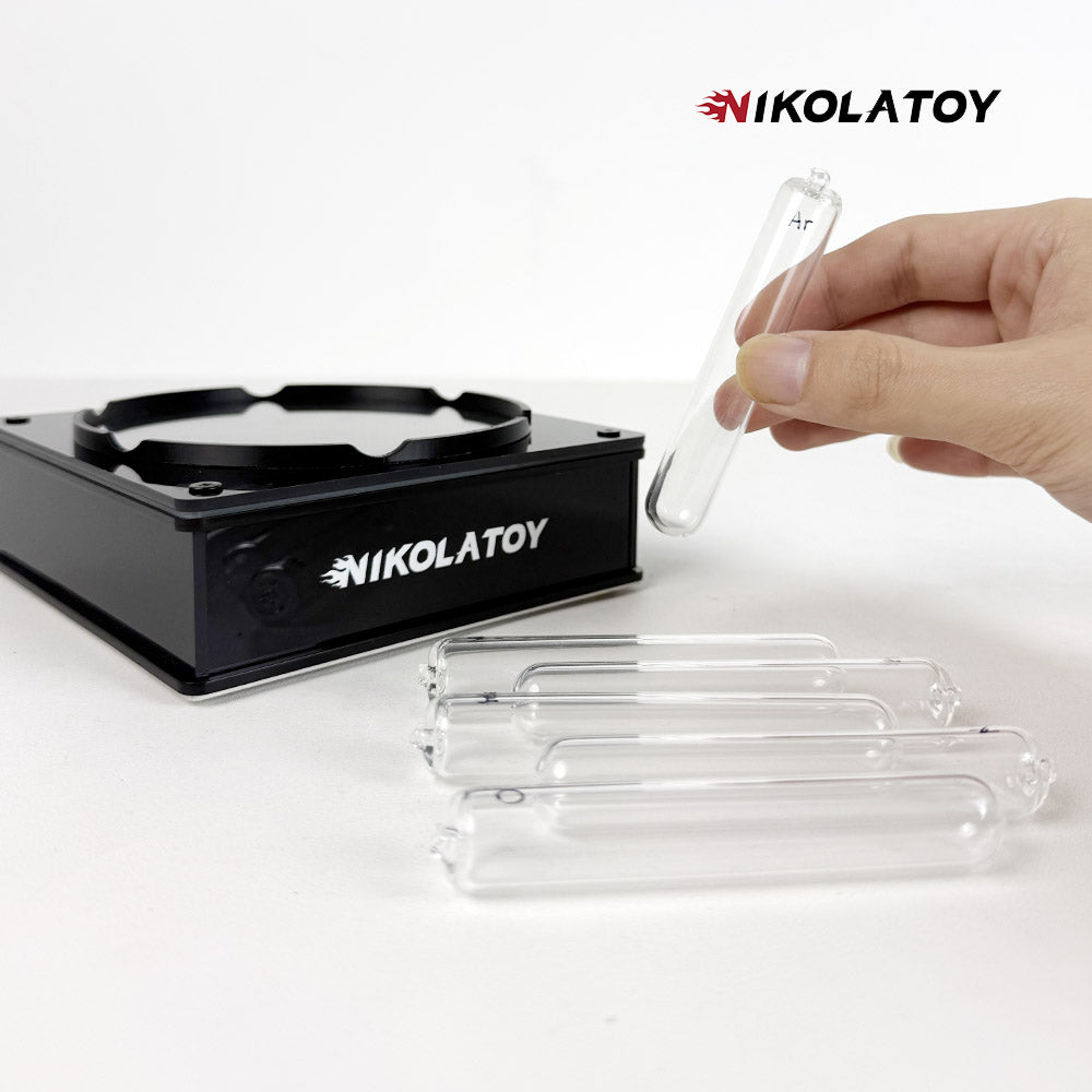 Tesla Plasma Reaction Glass Sealed Rare Gas Light-Emitting Tube