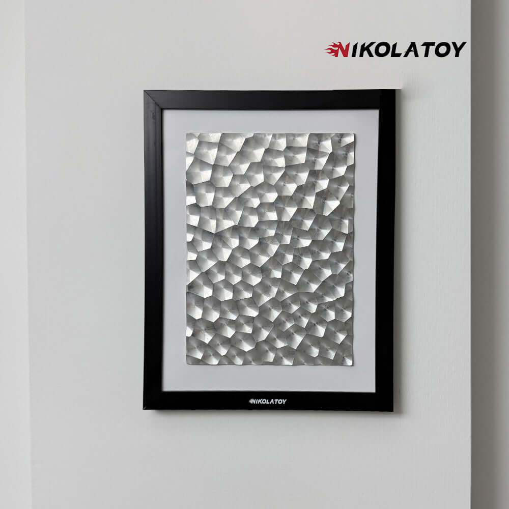 Precision CNC Alloy Laser Light Effect Art Frame