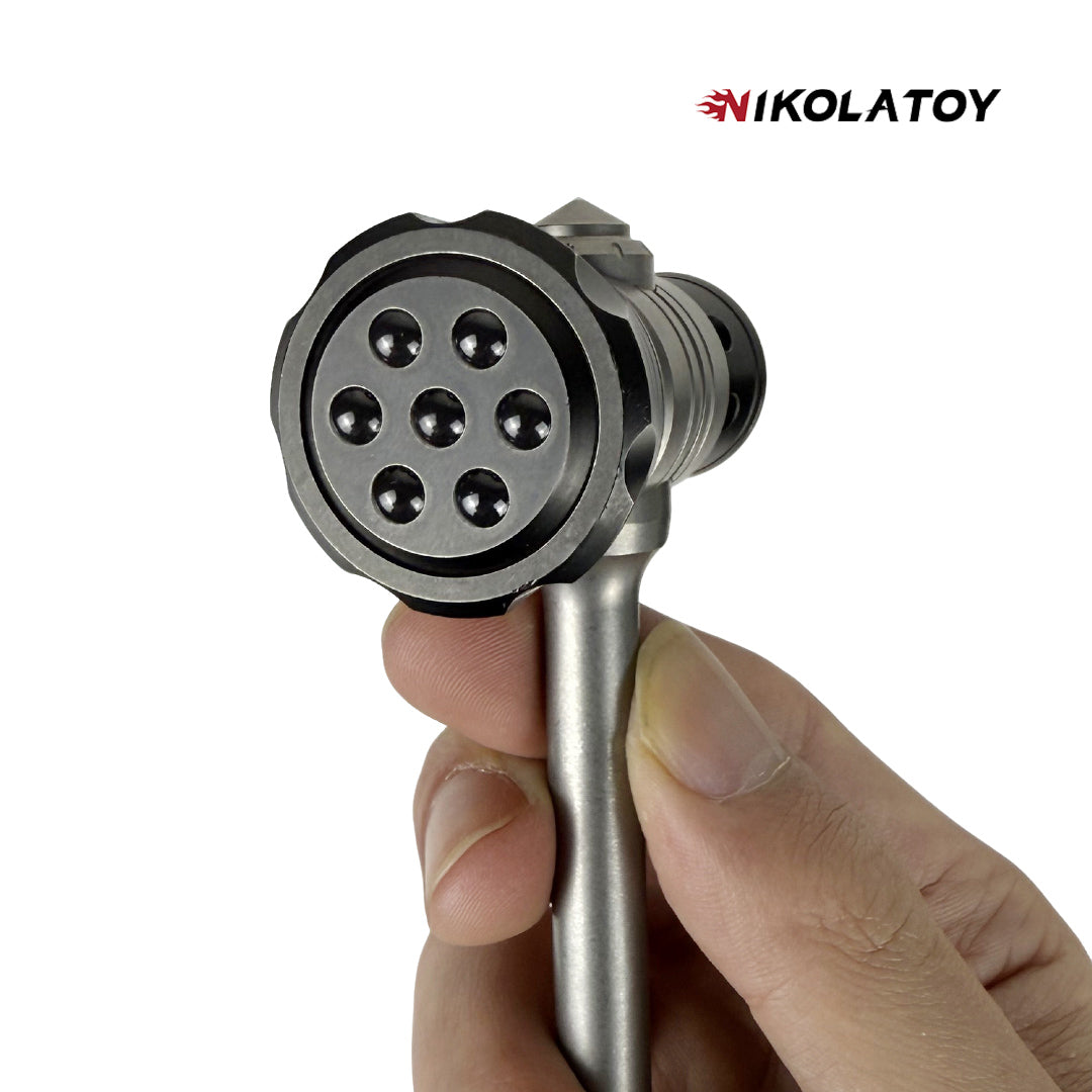 NIKOLATOY® Broken window ratchet button metal self-defense multifunctional hammer