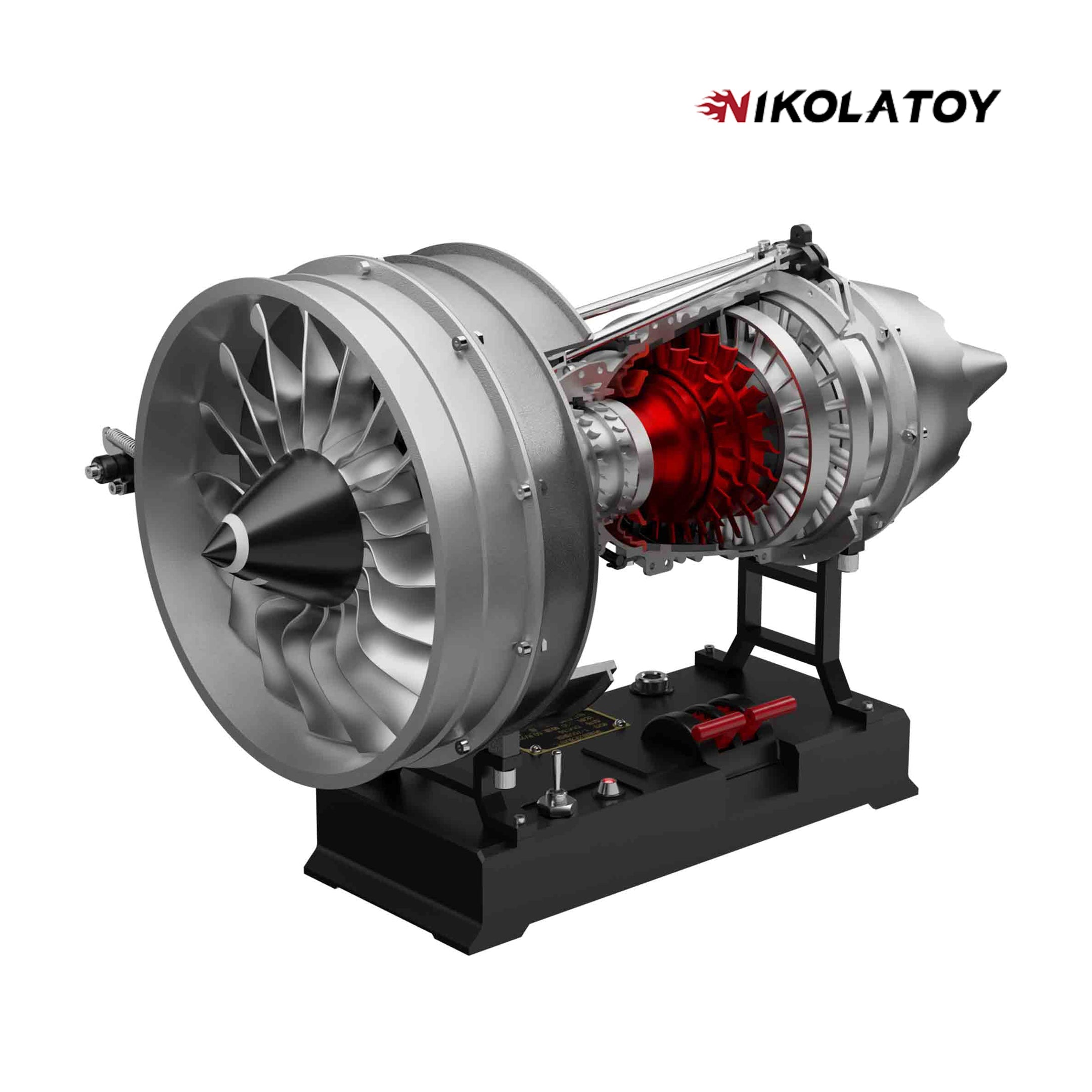 TECHING Medium Size Turbofan Engine Model - DIY KIT(12In)