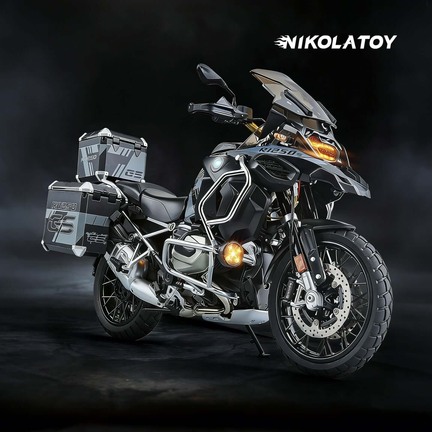 1/6 BMW R1250 GSADV Alloy Dynamic Motorcycle Model