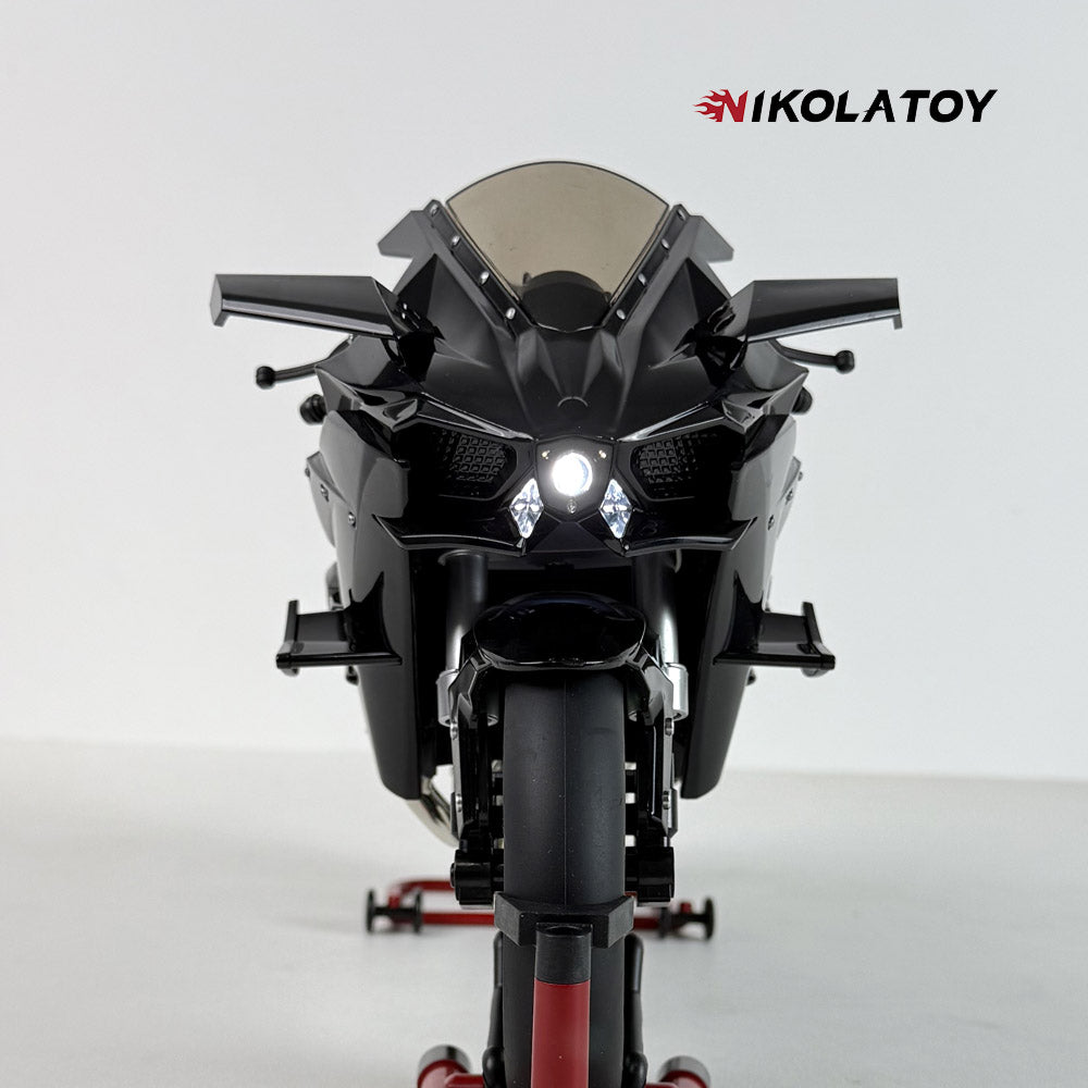 NIKOLATOY® 1/16 Alloy Dynamic Kawasaki H2R Motorcycle Model