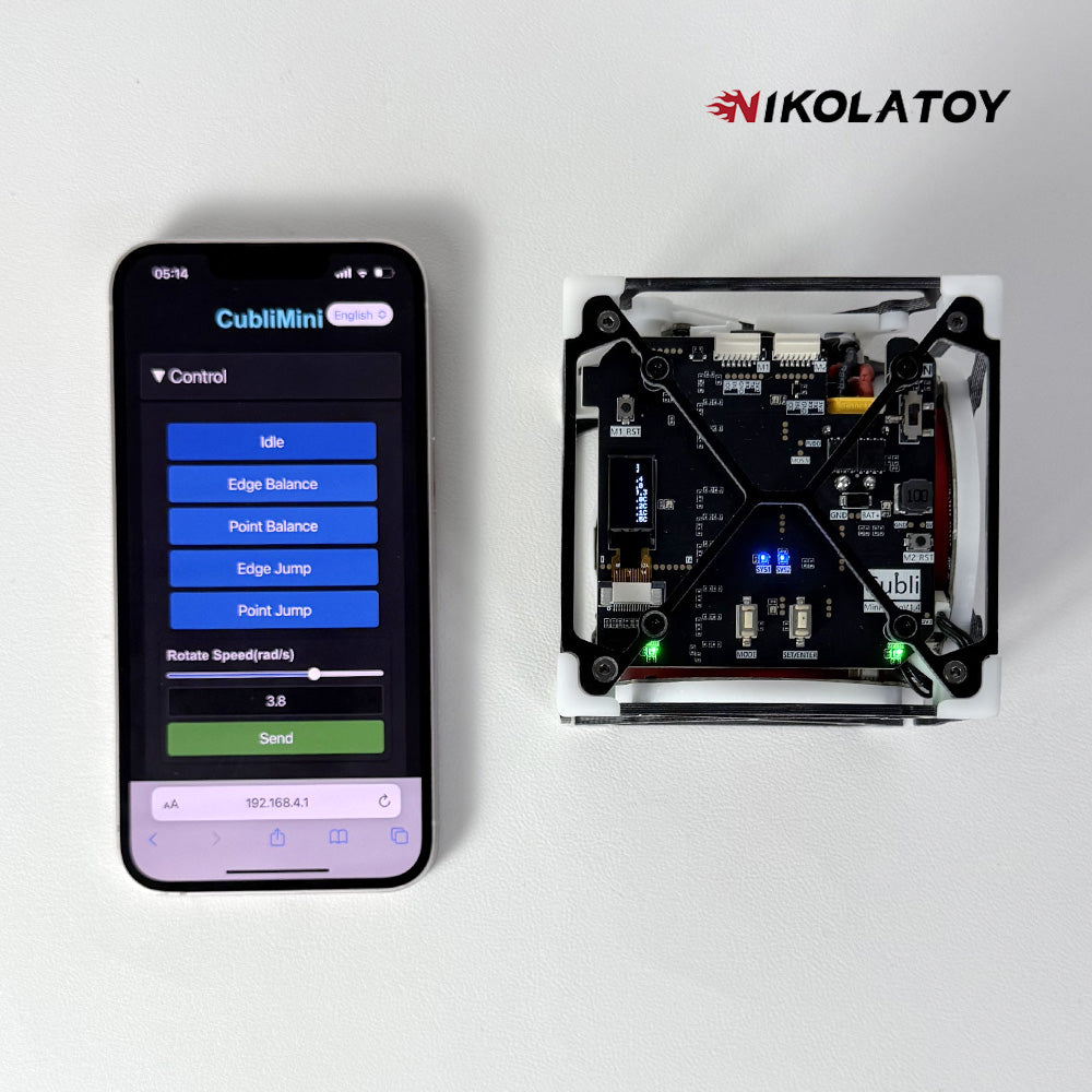 ESP32 Self Balancing Cube Robot