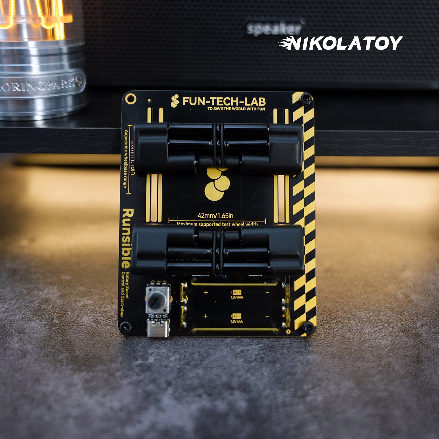 NIKOLATOY® 1:64 Desktop Car Model Horsepower Test Machine RUNSIBLE 64
