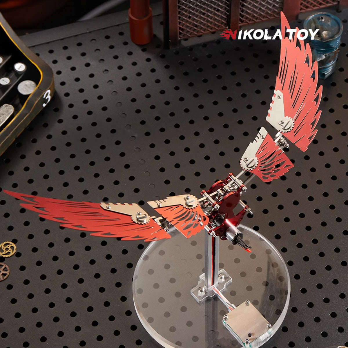 Alloy mechanical bird DIY KITS