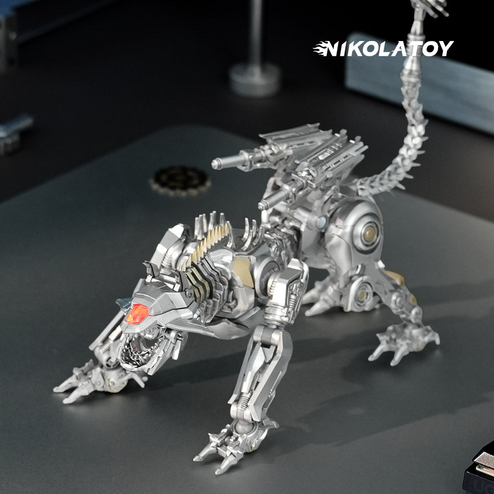 Transformers Ravage Machine Dog LED Eyes Articulated Collectible Figure