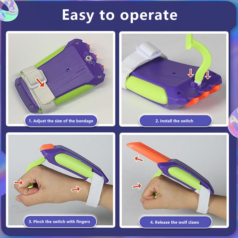 NIKOLATOY® 3D Printing Scalable Cute Wolverine Claws
