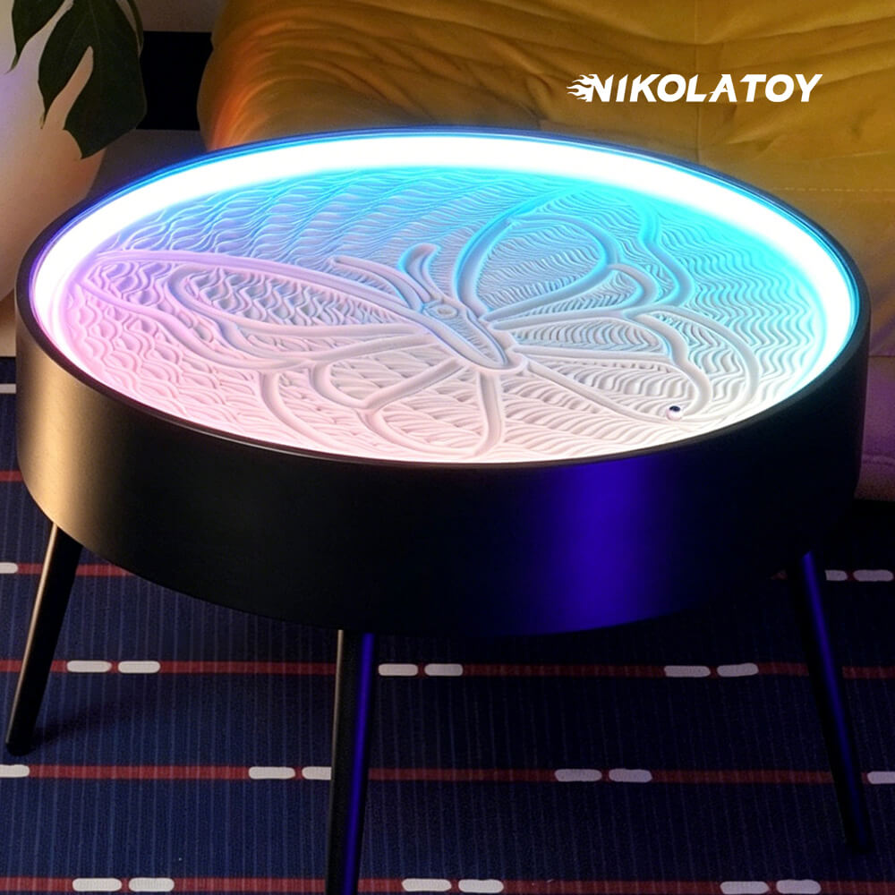 Home Art Sand Painting Coffee Table