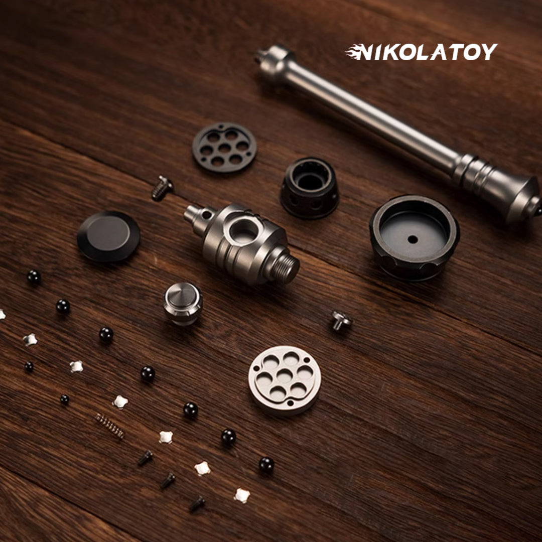NIKOLATOY® Broken window ratchet button metal self-defense multifunctional hammer