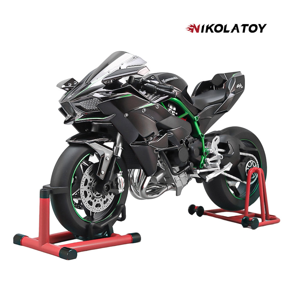 NIKOLATOY® 1/16 Alloy Dynamic Kawasaki H2R Motorcycle Model