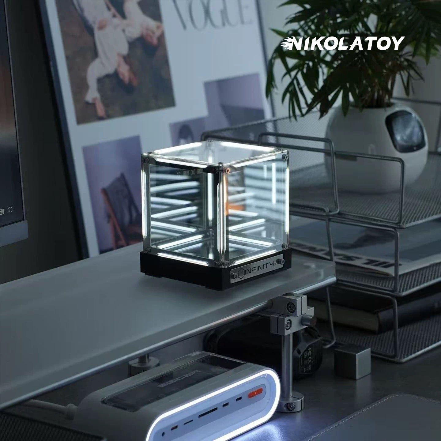 Creative 4D Infinite Space Abyss Night Light