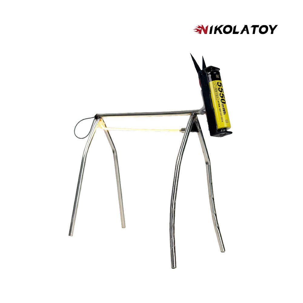 NIKOLATOY® Cute skinny dog light