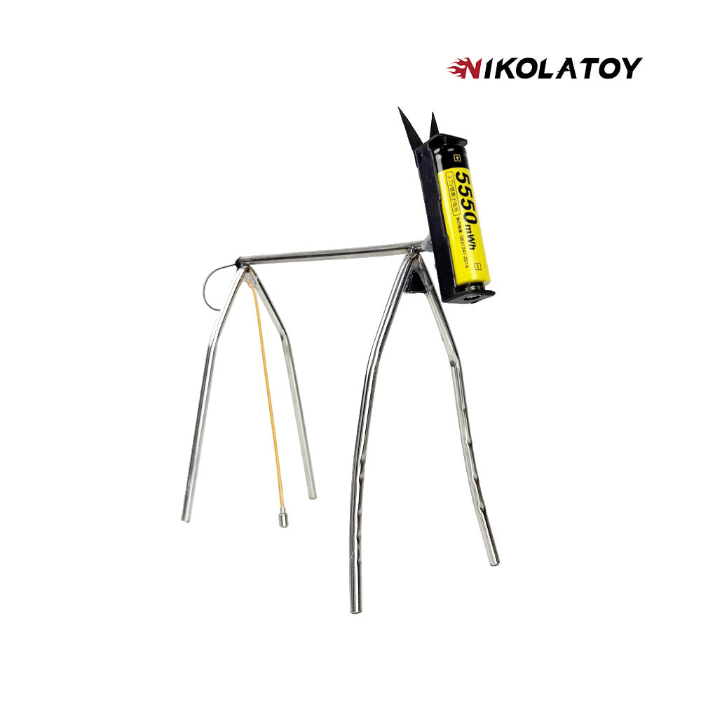 NIKOLATOY® Cute skinny dog light