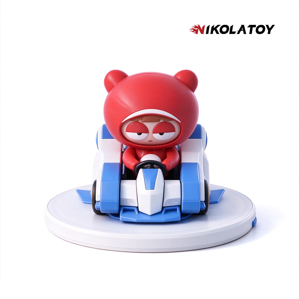 Mini Racing Kart Electric Switchable Wing Collectible Figure