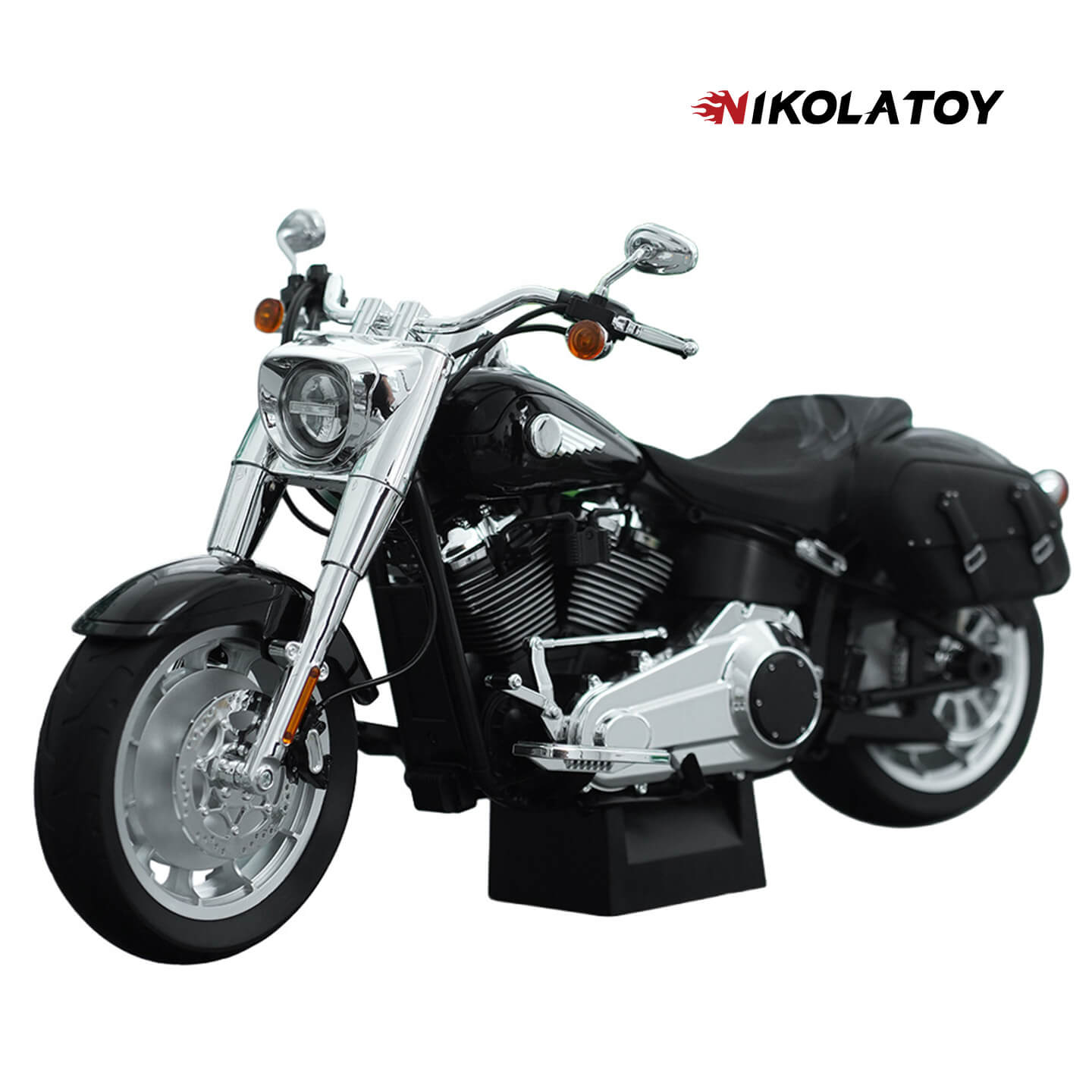 1/6 Harley Fat Boy Alloy Dynamic Motorcycle Model
