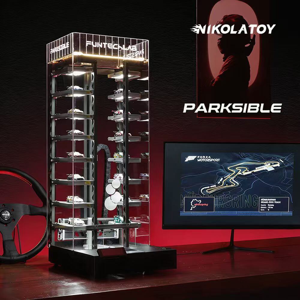 1:64 Mechanical Parking Garage Parksible 64