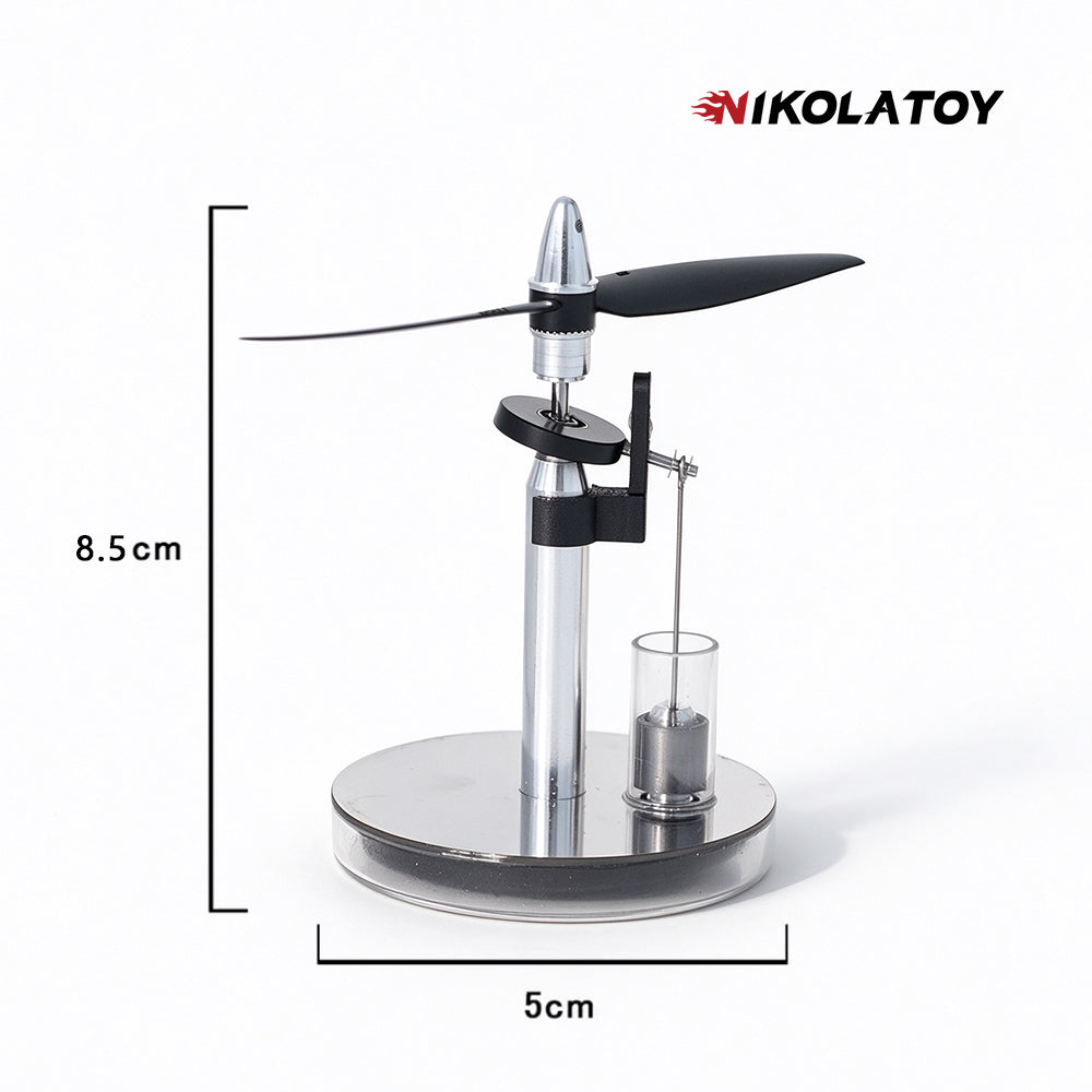 Temperature Difference Stirling Engine Propeller Mirror Cup Cover
