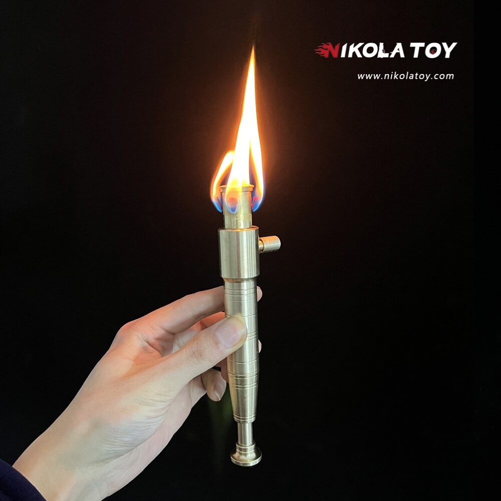 Handmade copper torch
