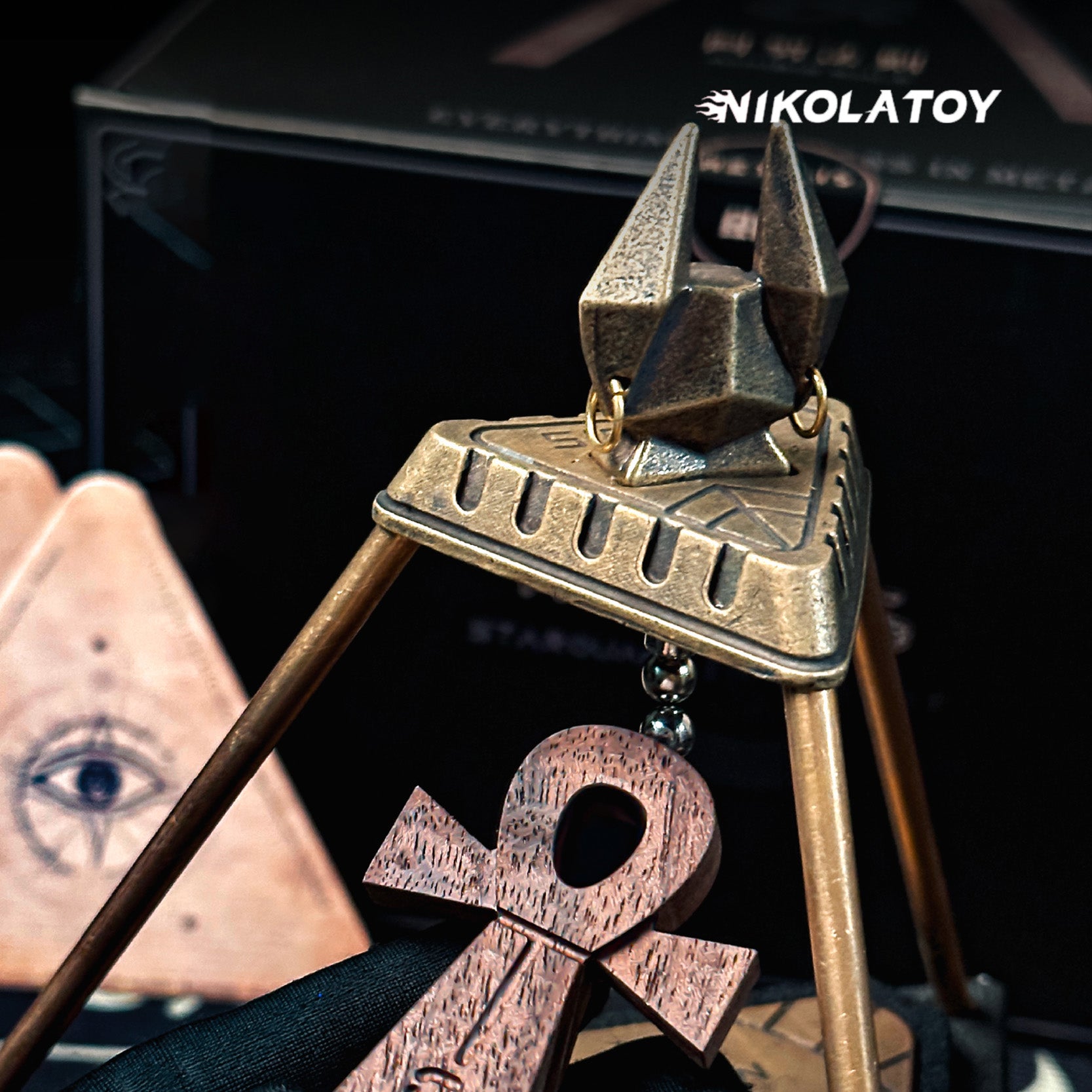 NIKOLATOY®Anubis Rule Decision making Incense Burner