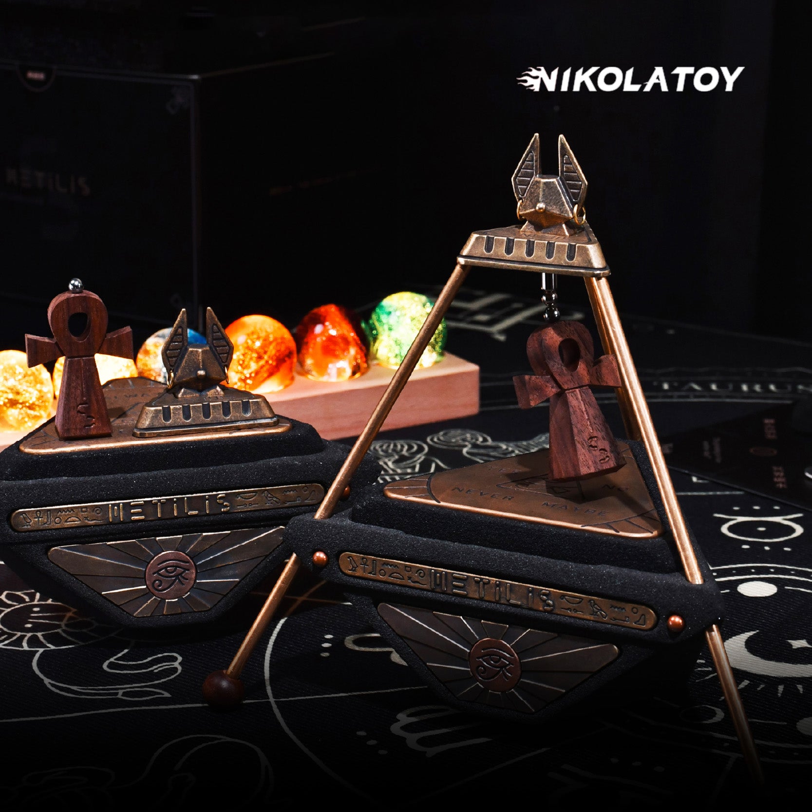 NIKOLATOY®Anubis Rule Decision making Incense Burner