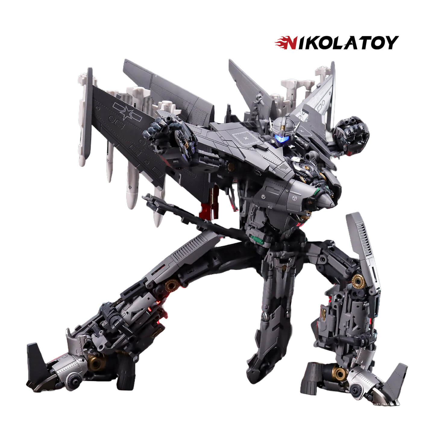 J‑16 Military Fighter Jet Transformer Mecha