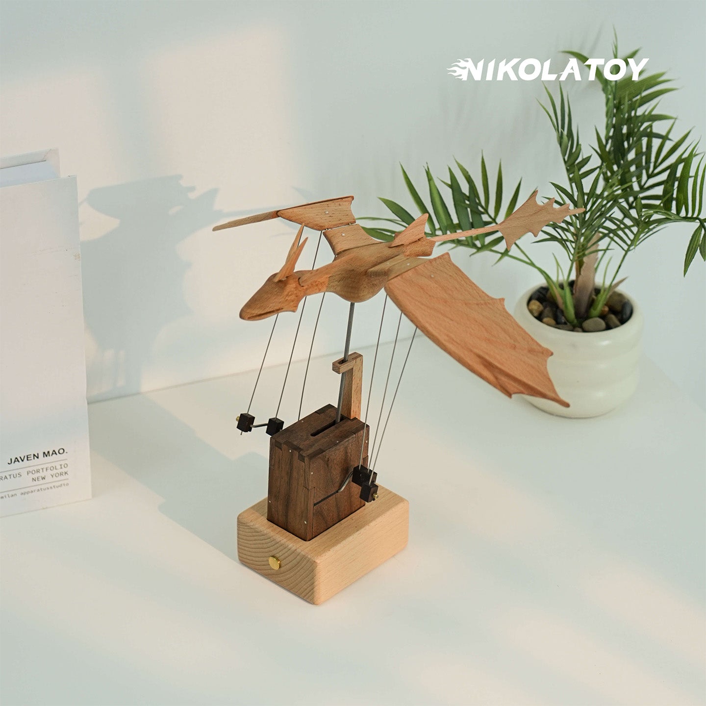 Sky Wings Mechanical Wooden Dragon