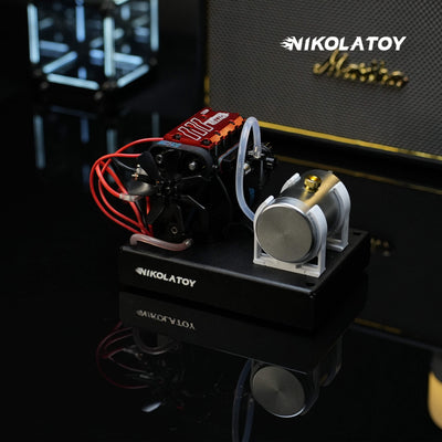 Mini Dual‑Cylinder Internal Combustion Engine Model DIY Assembled Kit