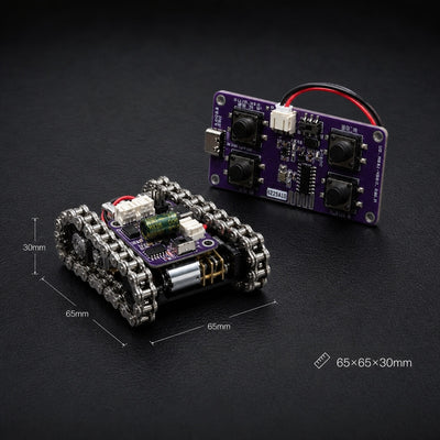 Mini Programmable Metal RC Robot Tank