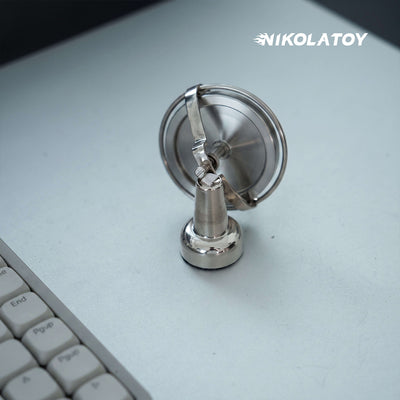 Metal Anti‑Gravity Gyroscope Desktop Physics Toy