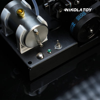 Mini Dual‑Cylinder Internal Combustion Engine Model DIY Assembled Kit