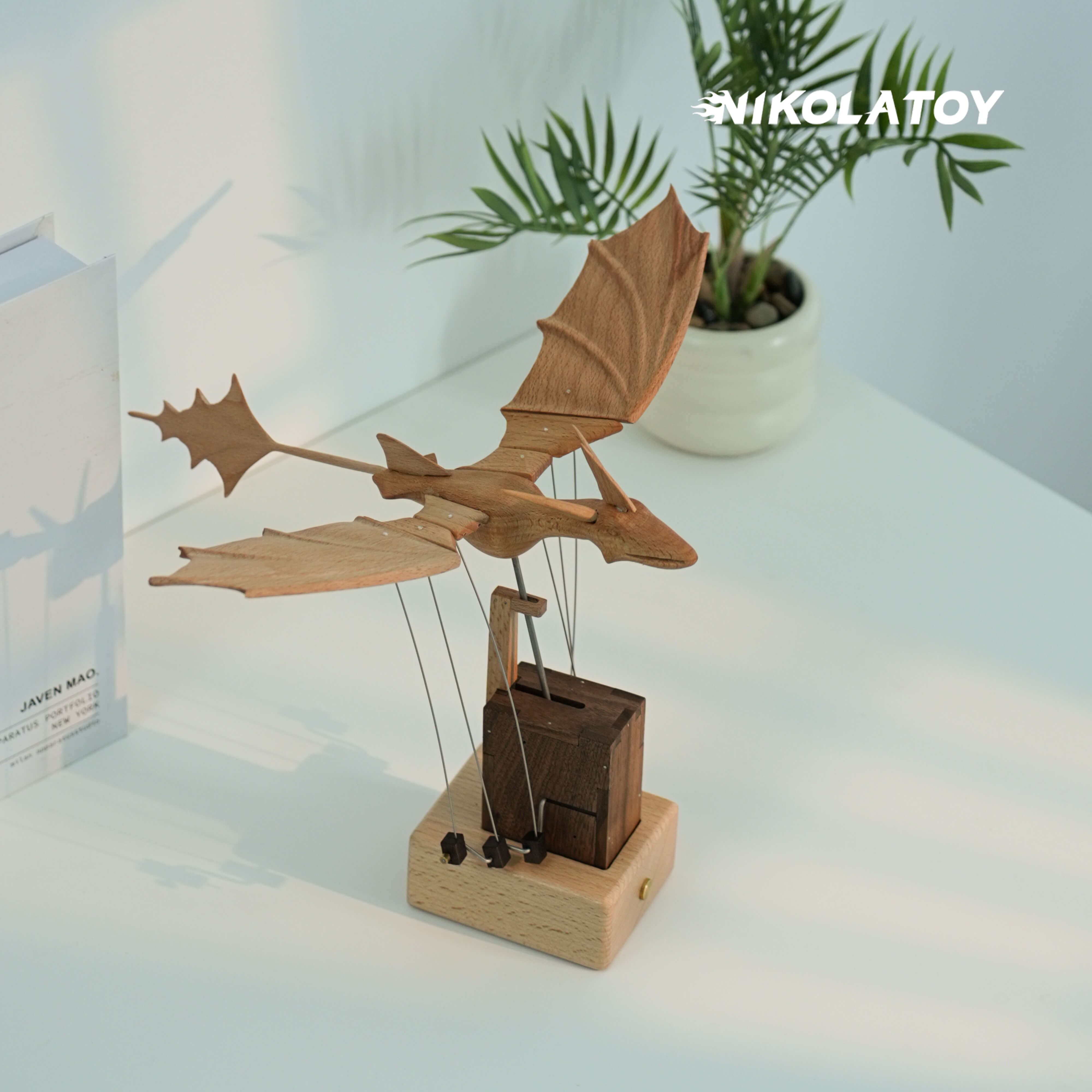 Sky Wings Mechanical Wooden Dragon
