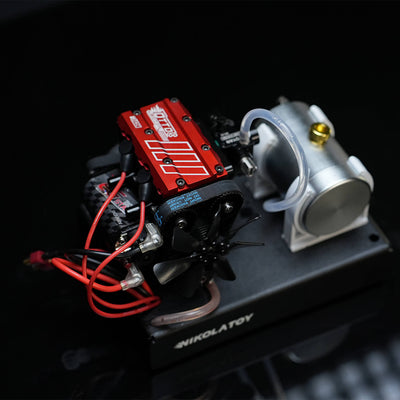 Mini Dual‑Cylinder Internal Combustion Engine Model DIY Assembled Kit