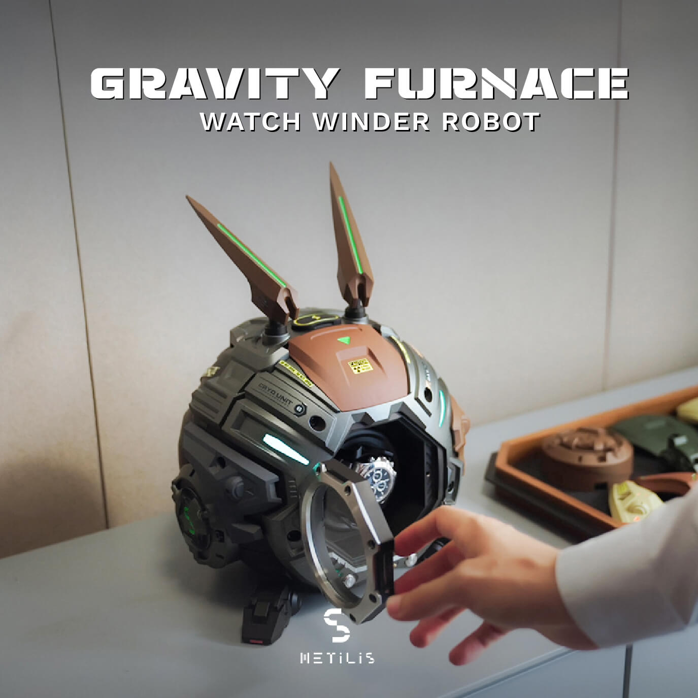Gravity Furnace Watch Winder Robot
