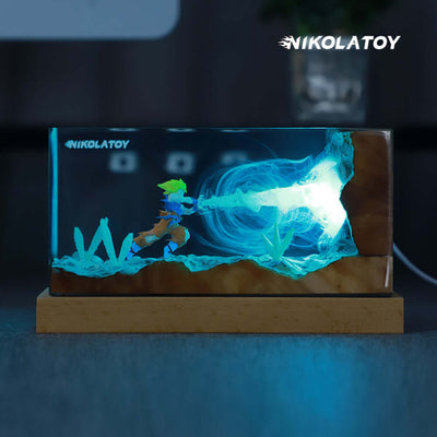Kakarot Resin RGB Night Light Desktop Decoration