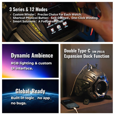 Gravity Furnace Watch Winder Robot