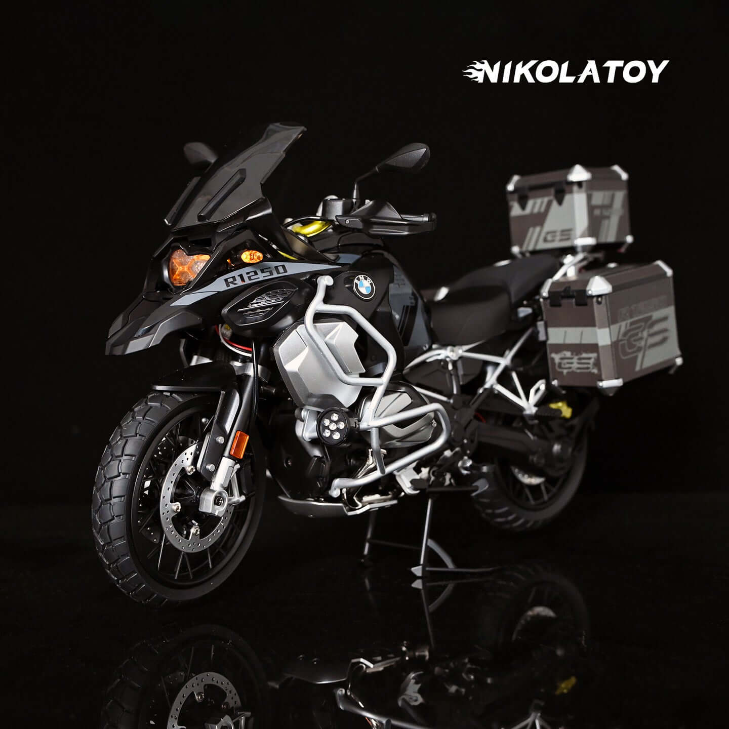 1/6 BMW R1250 GSADV Alloy Dynamic Motorcycle Model – NIKOLATOY