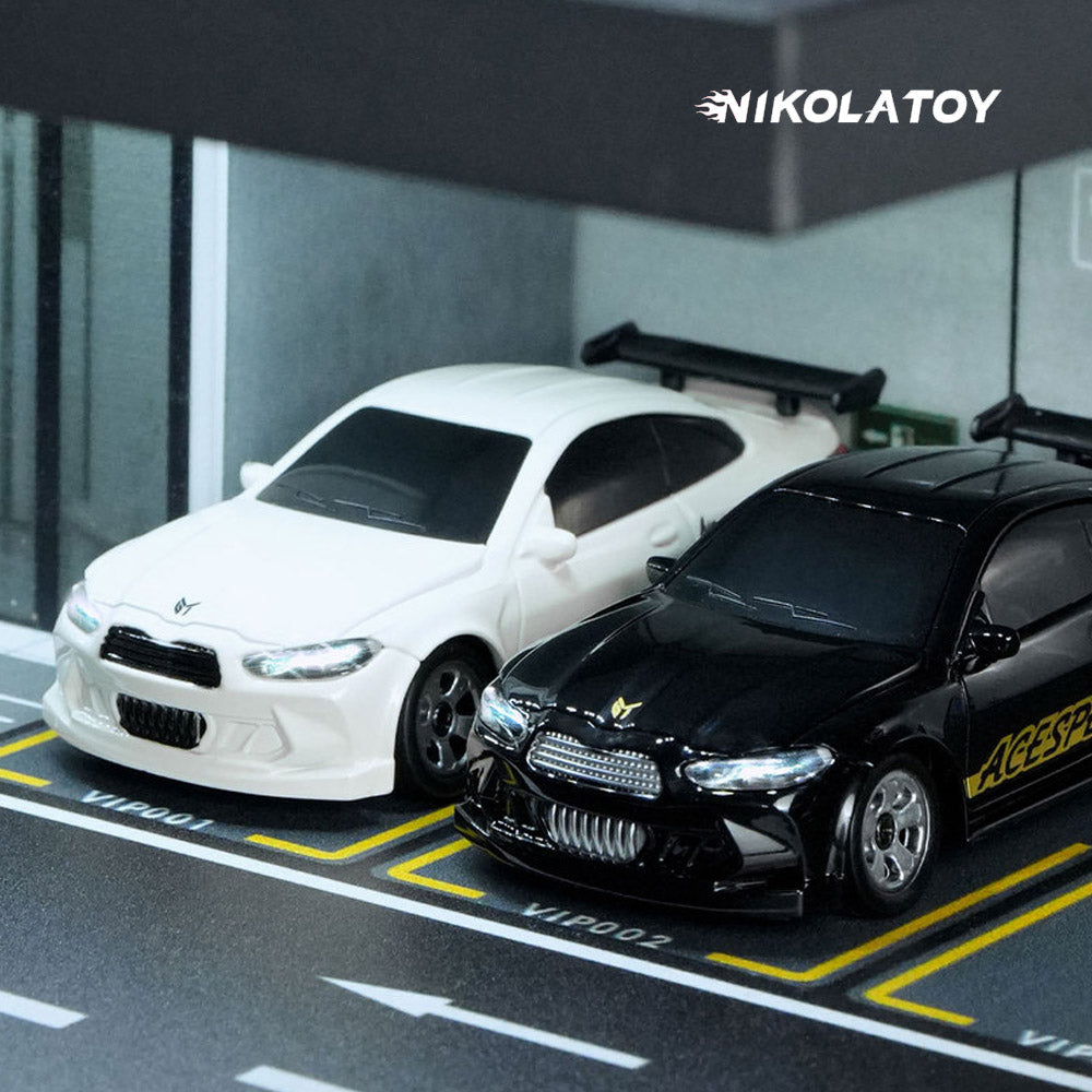 NIKOLATOY™ Miniature 1/64 four-wheel drive remote control stunt drifting car - BMW M4