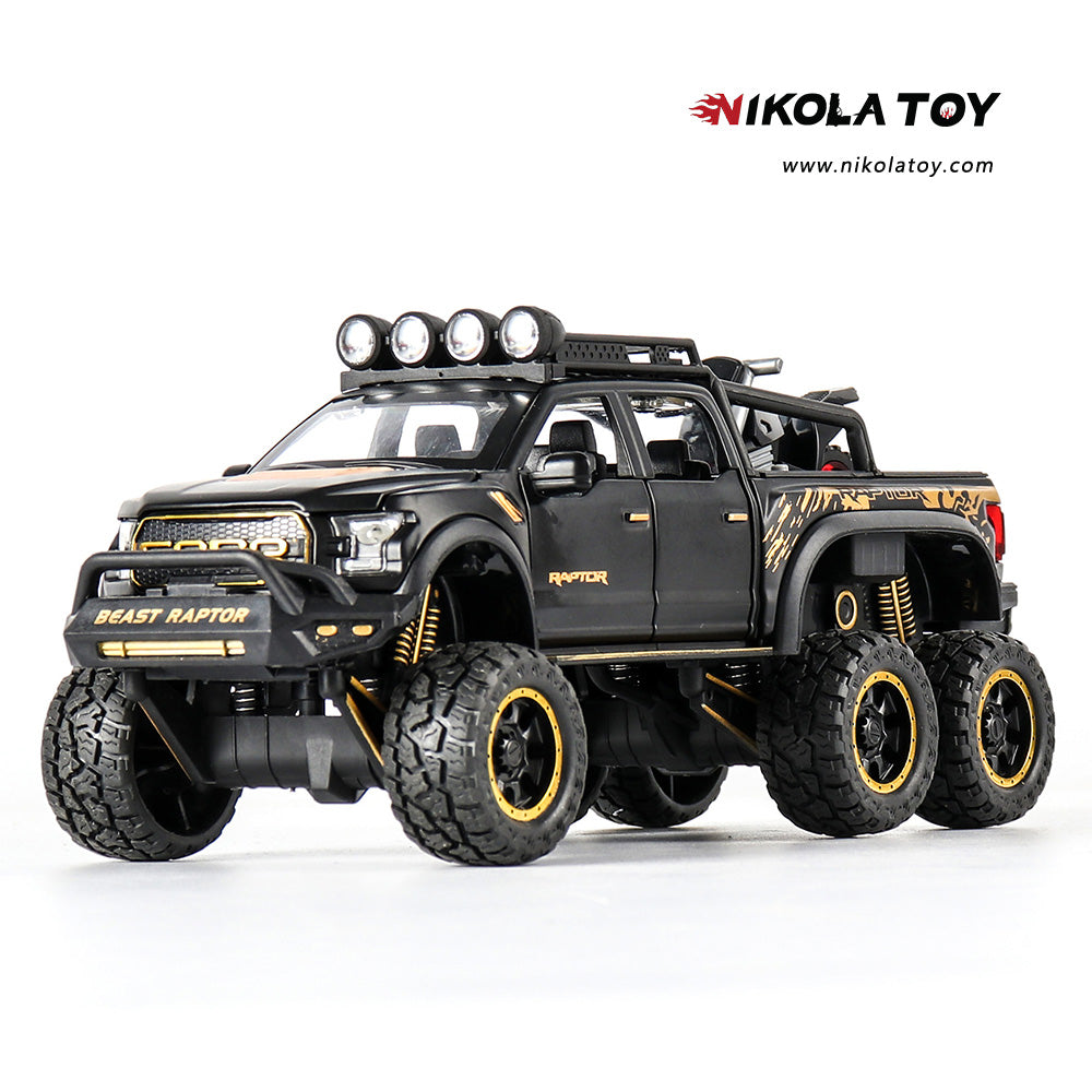 NikolaToy™  Alloy 1/28 Ford Raptor F150 Model Car