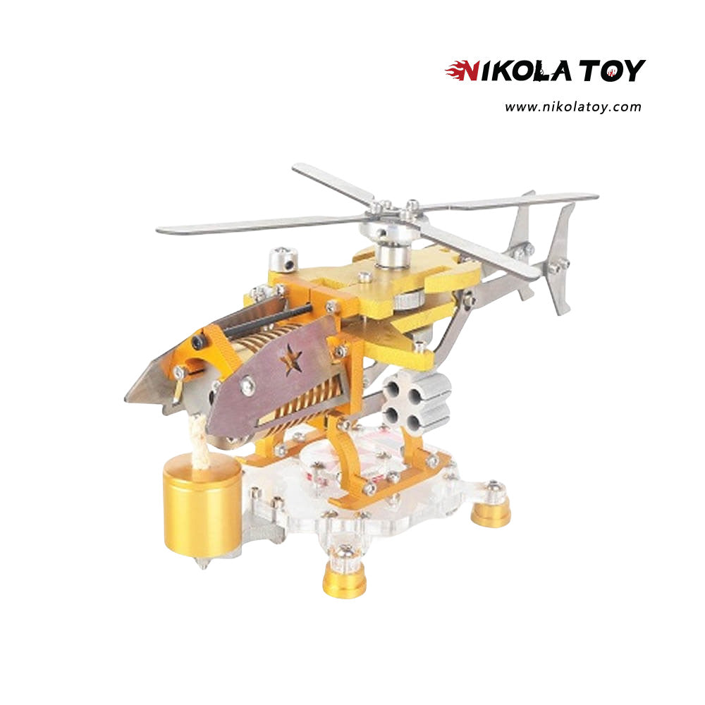 NikolaToy™ Fire absorbing Stirling helicopter