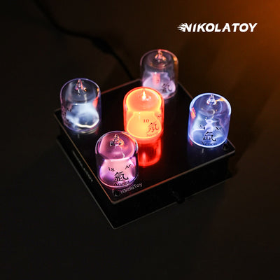 Noble Gas Cylinder Glow Tube Set