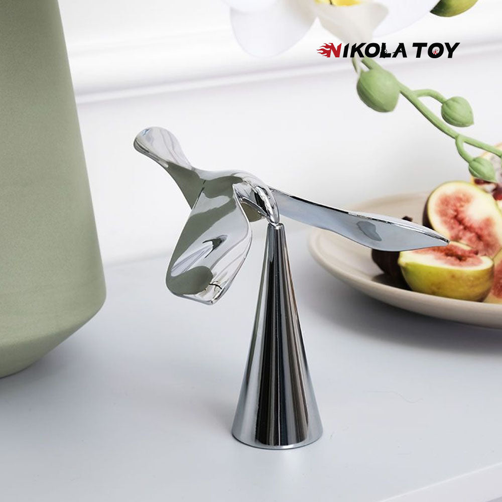 NIKOLATOY™ Metal bird bottle opener, tumbler, balance bird