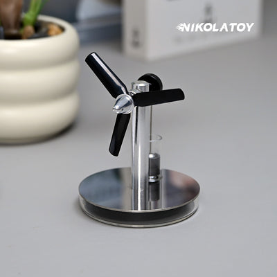 Temperature Difference Stirling Engine Propeller Mirror Cup Cover